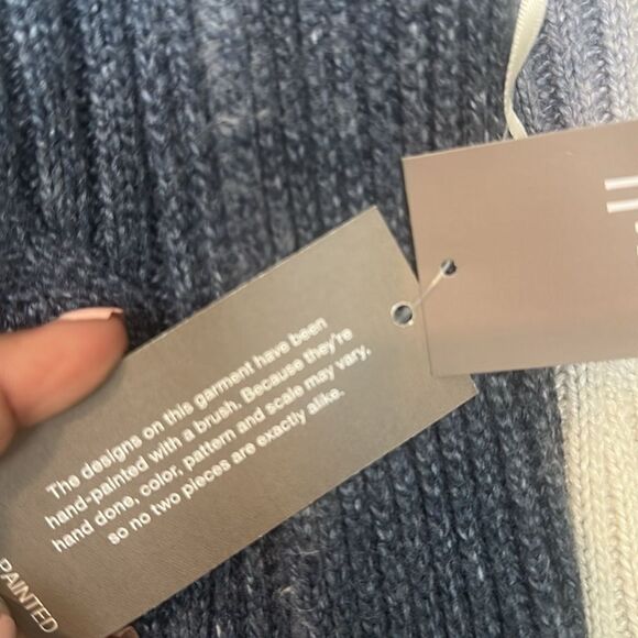 J. Jill Pure Jill Hand Painted Open Cardigan Sweater XL - Picture 8 of 9